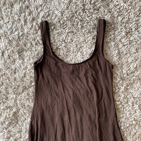 COSABELLA Brown Jersey Knit Maxi Dress - Picture 3 of 7